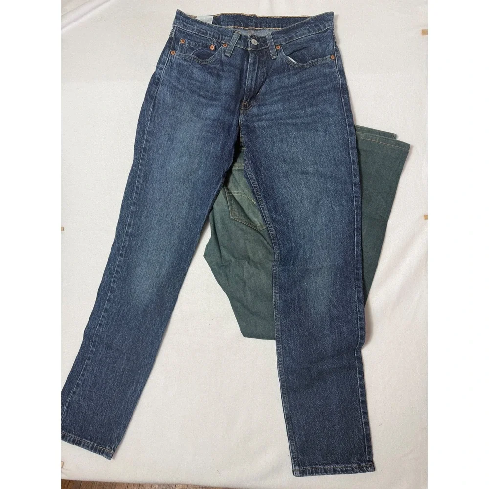 Levi's 511 Slim Fit Jeans Bundle Mens 31x32 Dark Indigo Blue & Blue Green‎ 2pk